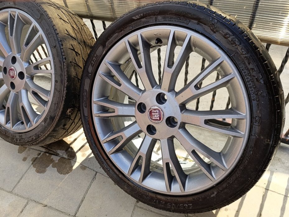 Set Roti Jante Vara R17 4x100 Fiat Punto  Gun metal Grey Magneziu Hond