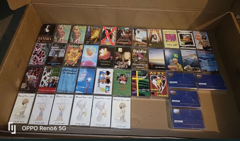 Lot casete audio diferite genuri