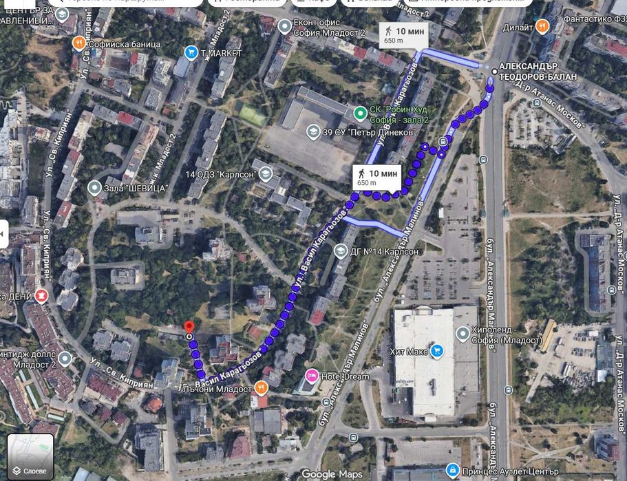 Инвестиционен терен за жилищно строителство – ж.к. Младост 2