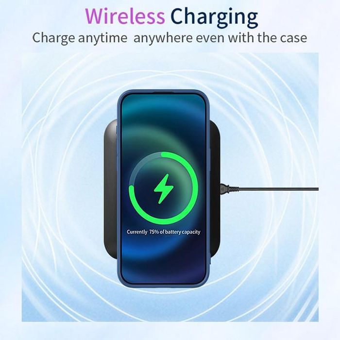 Матов силиконов кейс за honor magic8 pro - тъмно син