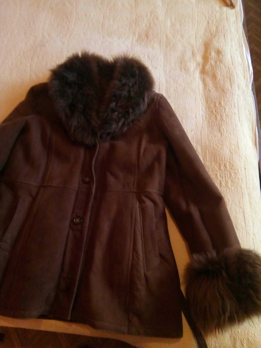зимно кожухче от естествена кожа