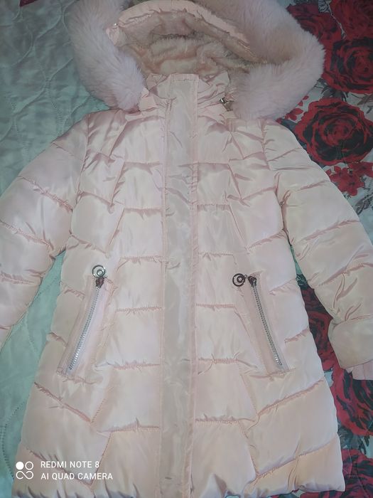 Зимно яке за момиченце 7-8 г