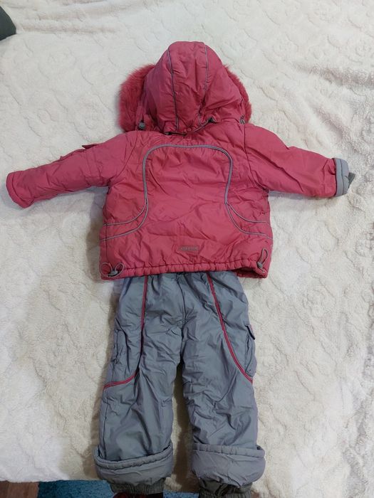 Зимняя куртка и комбинезон для девочек