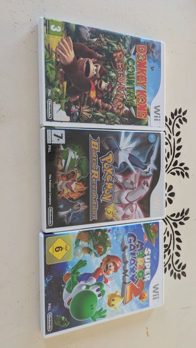 Jocuri Nintendo wii Mario Galaxy 2, donkey kong, pokemon ballte revolution
