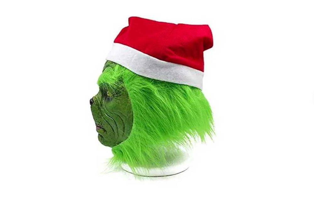 Masca Grinch pentru Halloween Craciun petrecere bal