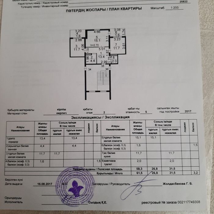 Срочная продажа.Продаю 2х комнатную квартиру