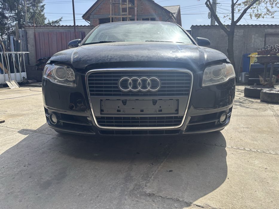 Bara completa cu spalatoare si grila cromata audi a4b7