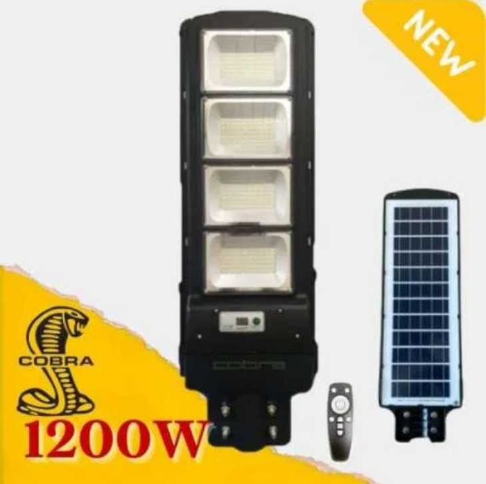 % Нова Соларна лампа COBRA PRO 400/800/1200/1600W Соларно осветление!