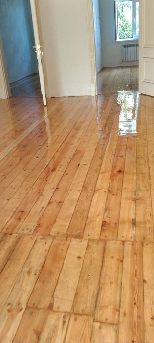 Шлифовка пол паркет