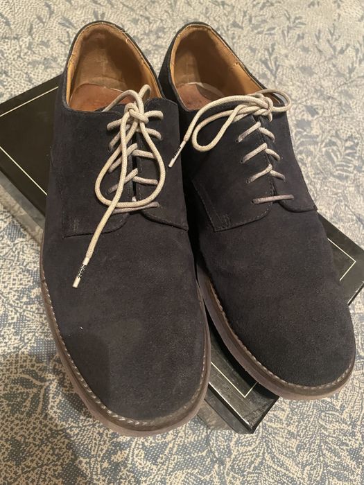 Замшевые туфли