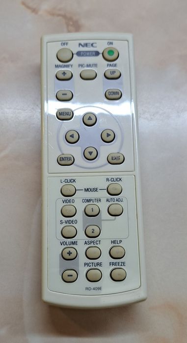 Дистанционно за видео проектор NEC