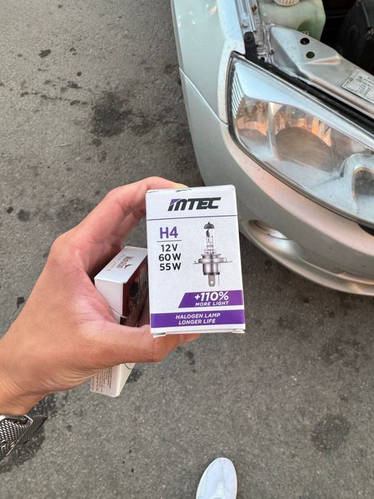 Свечи для фар белого цвета Led