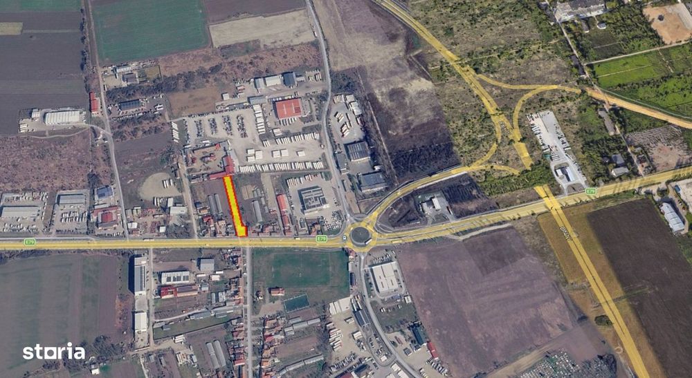 Bors Imobil  S+P, Teren 1500 mp front DN