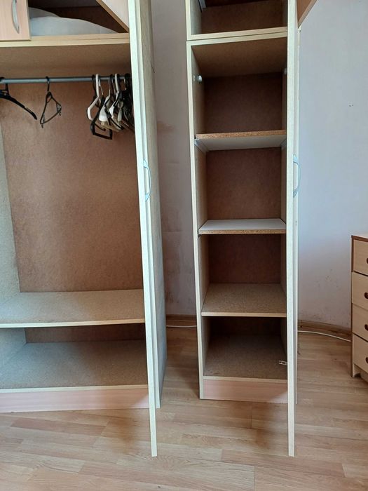 Подарявам гардероб с ракла и 2 единични легла