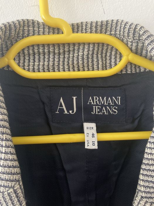 Armani Jeans сако лен памук