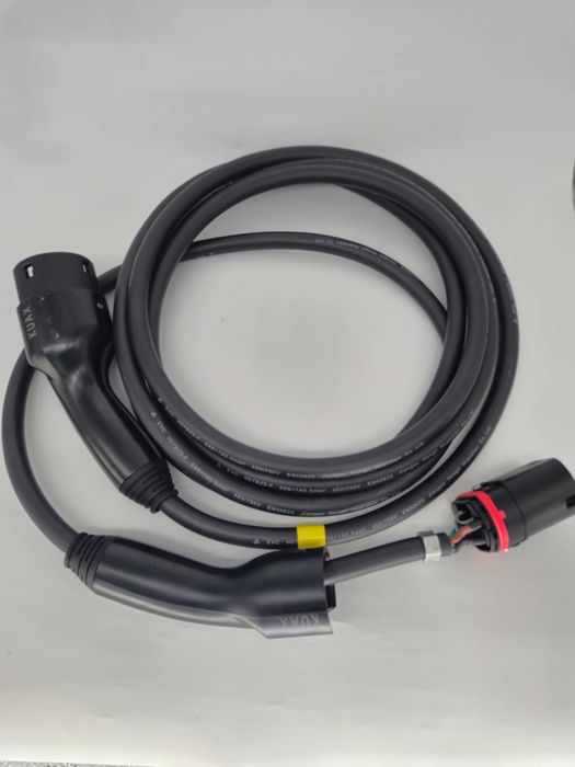 [REDUCERE -70%]Cablu încărcare mașină electrică KUAX 22kW Type 2 trifazat 32A 5m, defect mufă