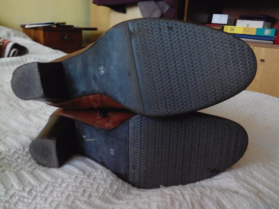 Дамски ботуши от естествена кожа