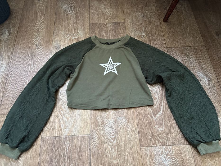 модный зеленый лонг