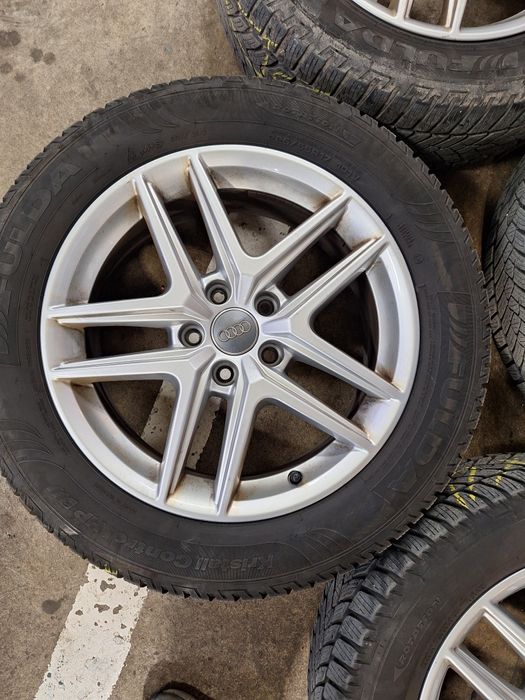 5 112 17 оригинални Ауди джанти+гуми