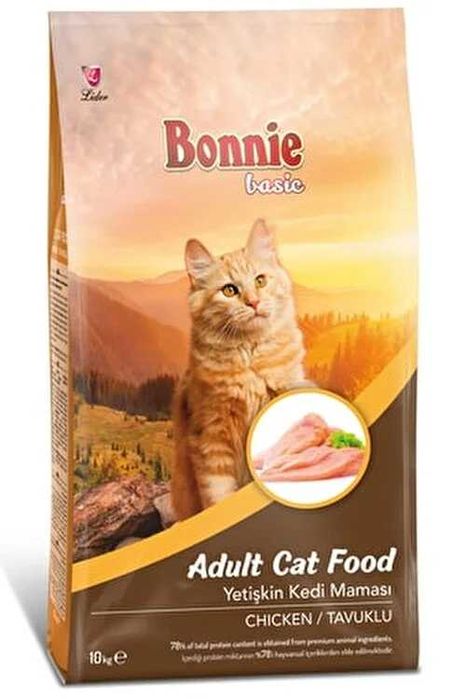 Bonnie Adult Cat -Суха храна за котки с вкус на Пиле или Говеждо-10кг