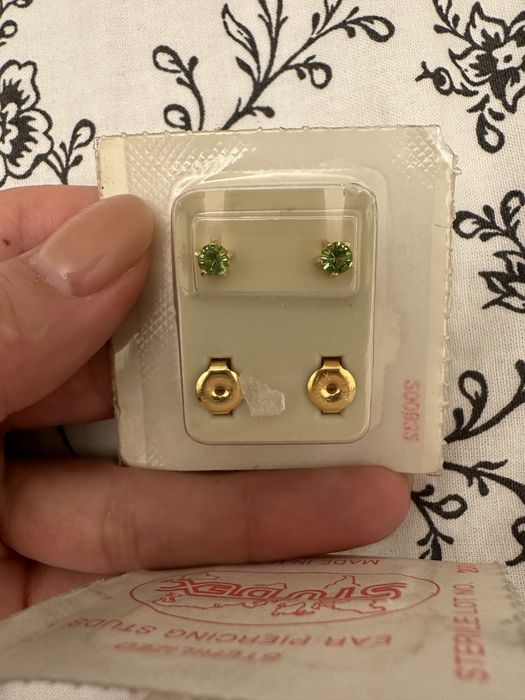 Серьги Studex новые