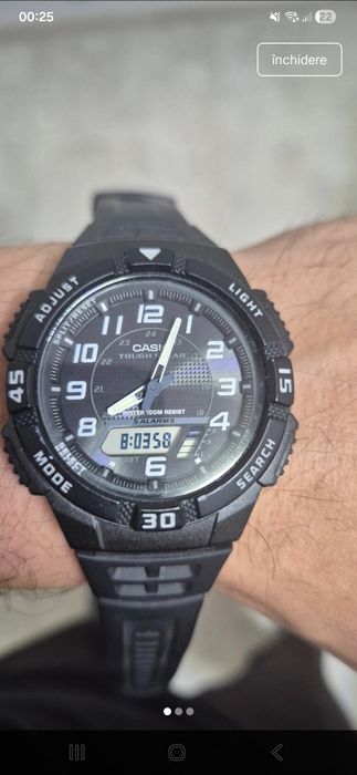 Ceas casio folosit negru