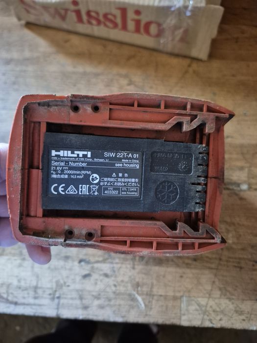 Cheie impact HILTI SIW 22 T a