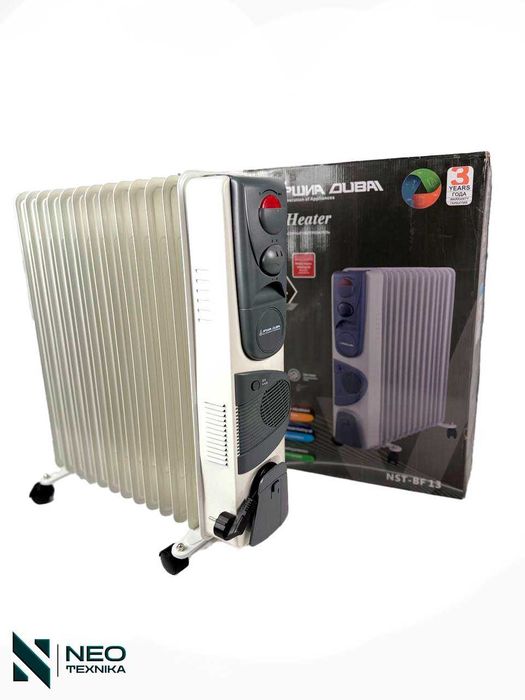 Uy uchun elektr isitish pechlari: yog 'bilan to'ldirilgan radiator