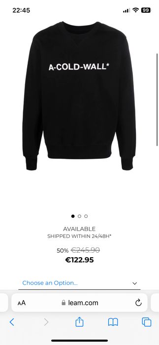 Оригинальный Свитшот A-Cold-Wall*