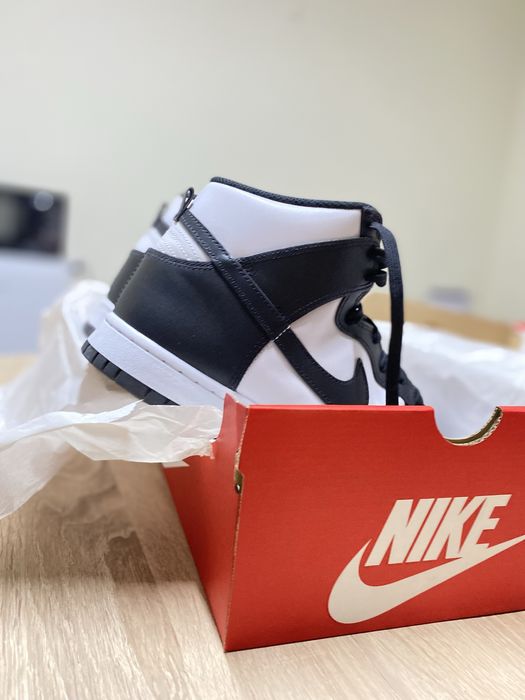 Nike Dunk High Panda (черно-бяло)