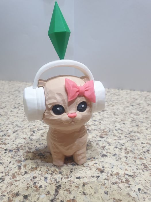 Трендовая кошечка мем