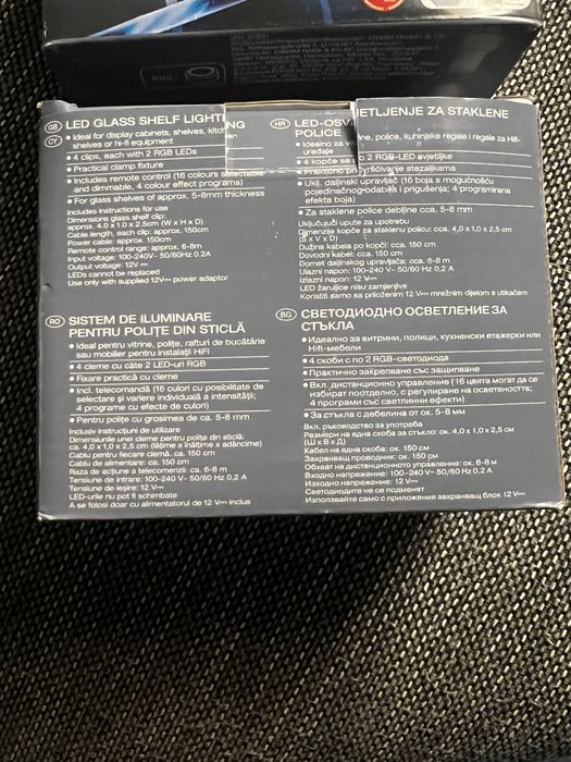 НОВО Светлодиодно осветление за стъкла