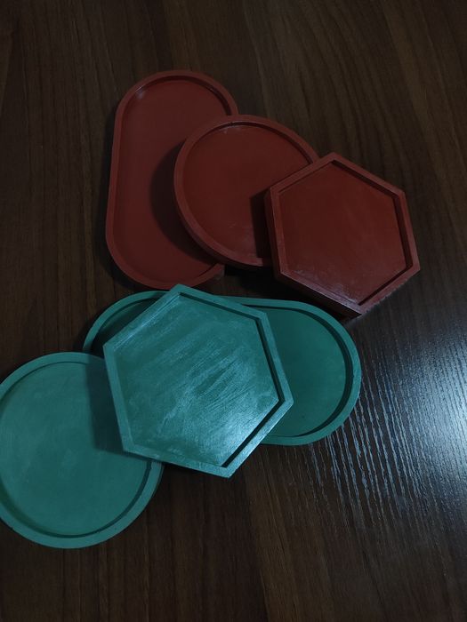 Свечи с подносами новогодние наборы