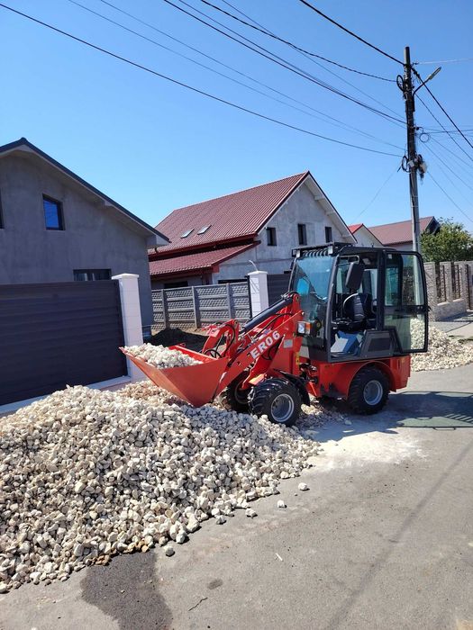 Inchiriere miniexcavator incarcator foreza hidraulica