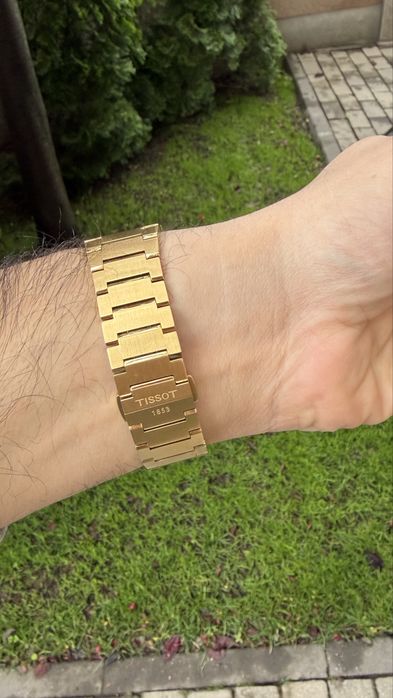 Tissot PRX gold auriu automat acte, cutie