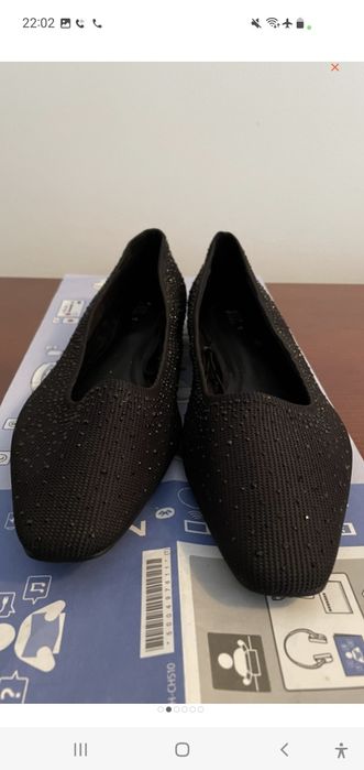 Pantofi de dama,  tip balerini,  marca Zara,  numar mare,  noi!