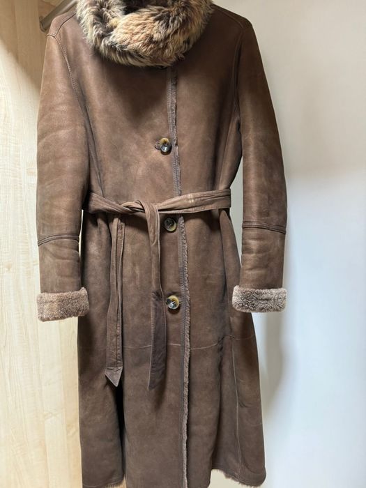 Дубленка  Massimo Dutti, натуральный мех