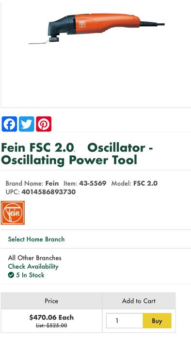 Fein FSC2.0 Q - Мултифункционален инструмент