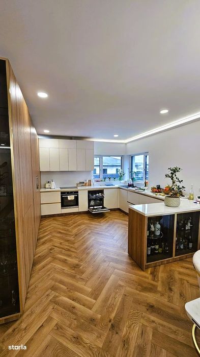 Casă modernă parter | stil minimalist - complet mobilată și utilată