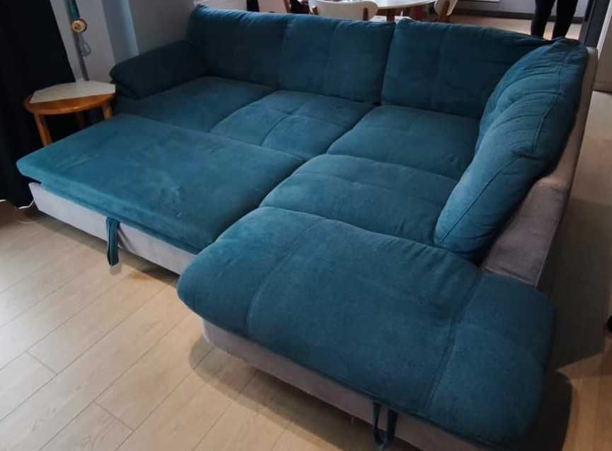 Canapea coltar - sezut extensibil + lada depozitare