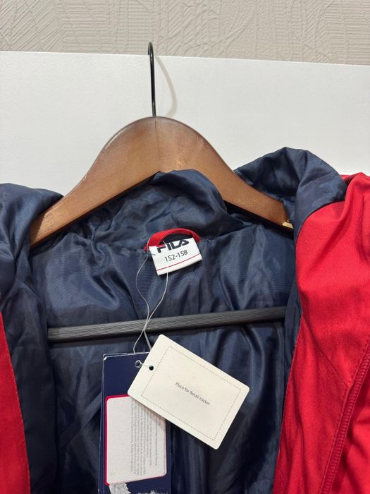 Пуховик FILA красный(новый)