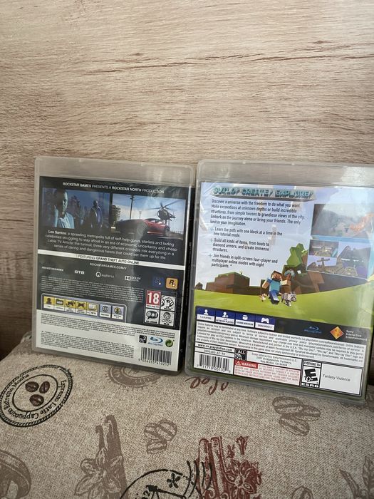 Игри за PlayStation 3 PS3 Grand Theft Auto V GTA5 & Minecraft