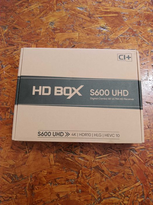 4К спутниковый ресивер - HD BOX S600 UHD.