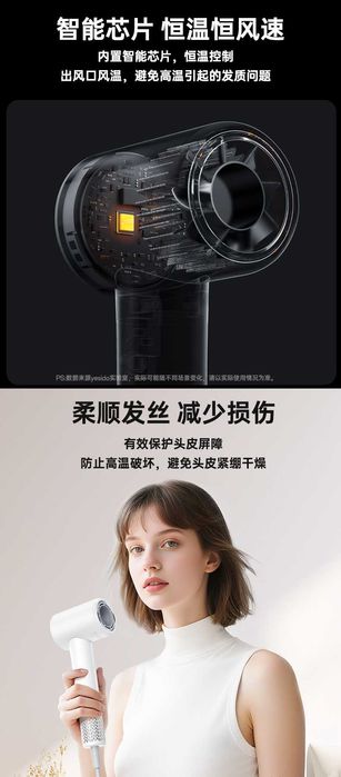 Yesido MG22 Профессиональные Фен отрицательными ионами EN Dyson