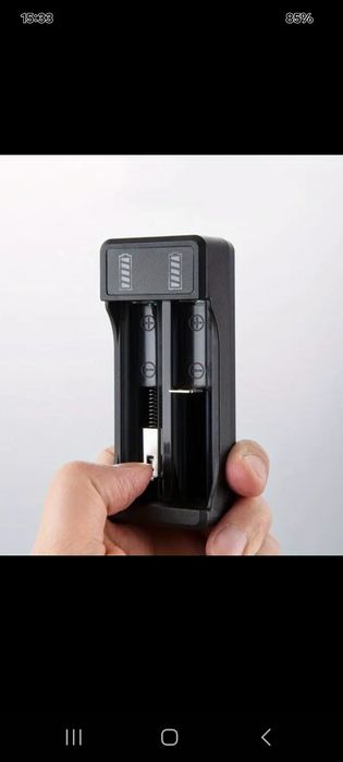 Încărcător baterii 2 sloturi usb