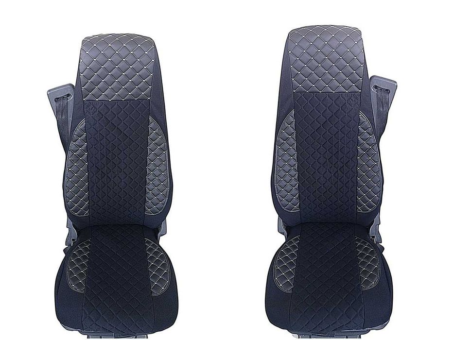 Калъфи за седалки за Volvo FH3 FE FL FM Волво до 2014 от кожа и велур