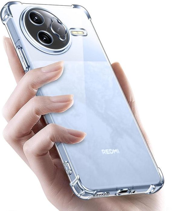 Прозрачен Силиконов Удароустойчив Кейс за Xiaomi Poco F7 ULTRA