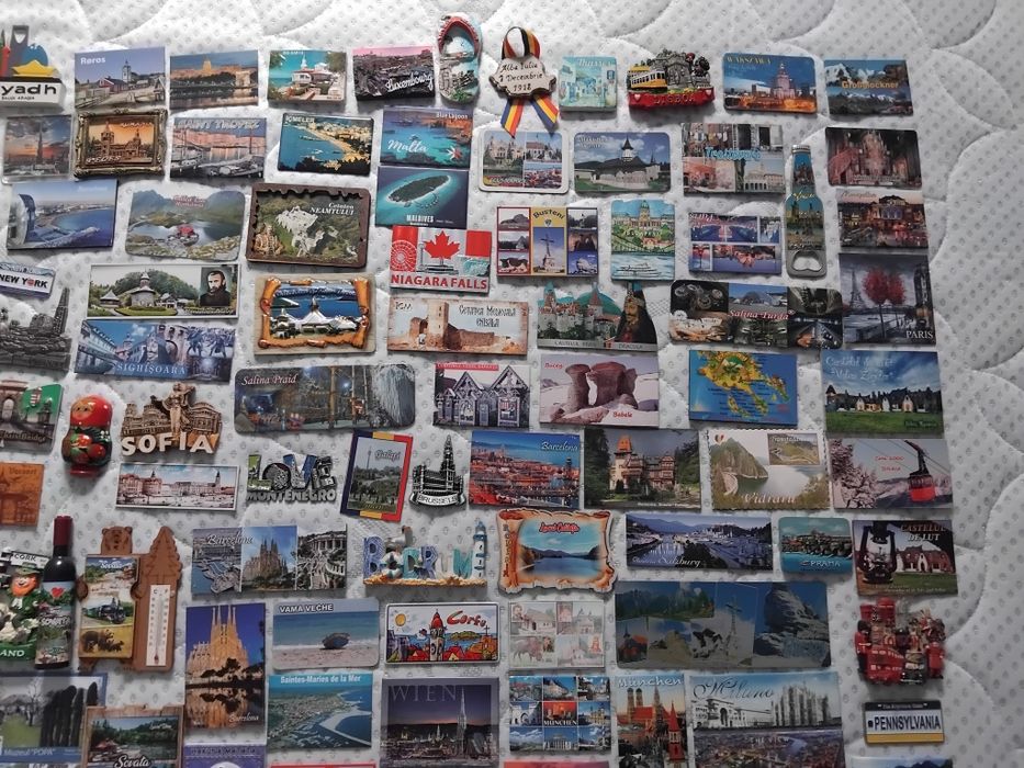 Colectie 172 magneti frigider