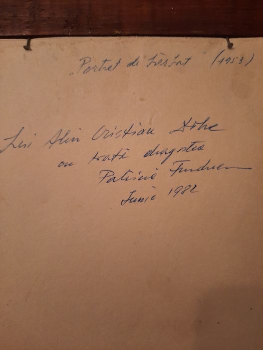 Tablou"Portret de bărbat", Nicolae Furduescu (n.1908 Craiova-d.1954)