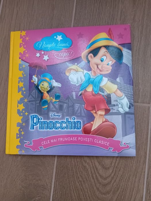 set 4 carti  copii noapte buna Pinocchio Dumbo toamna vagabondul vise